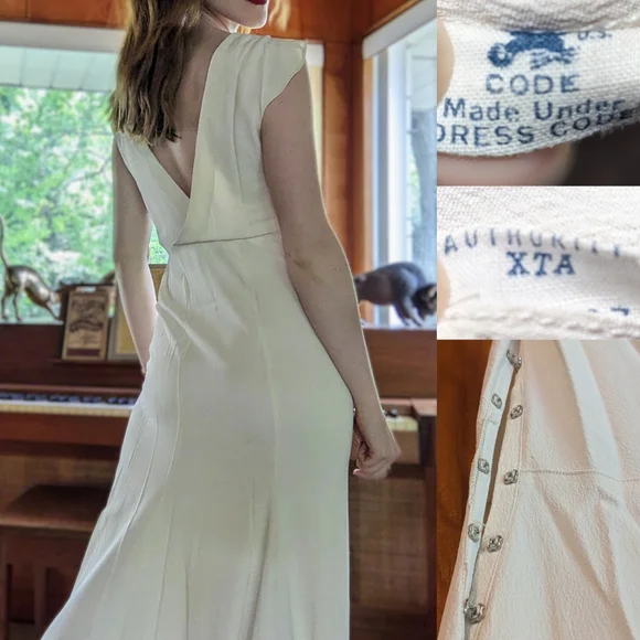 Vintage 1930s NRA Gown